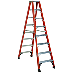 Louisville Ladder 8-Foot Fiberglass Step Ladder, Type IAA, 375-pound Load Capacity, FM1408HD