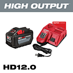 M18™ REDLITHIUM™ HIGH OUTPUT™ HD 12.0Ah Battery and Charger Starter Kit