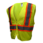 SV22-2 Economy Type R Class 2 Mesh Safety Vest with Two-Tone Trim - Green - Size 4X