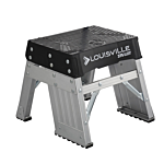 Louisville Ladder 1-Foot Aluminium Step Stool, Type IAA, 375-pound Load Capacity, AY8001