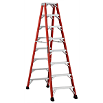 8 ft Fiberglass Twin Front Step Ladders