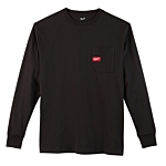 Heavy Duty Pocket T-Shirt - Long Sleeve - Black L