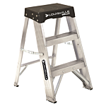 Louisville Ladder 2-Foot Aluminum Step Stool, Type IA, 300-pound Load Capacity, AS3002