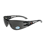 Optima™ IQ - IQUITY™ Anti-Fog Safety Eyewear - Black Frame - Smoke IQ Anti-Fog Lens