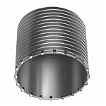 SDS-Max and Spline Thick Wall Carbide Tipped Core Bit 2-1/2 in.
