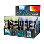 Arctic Radwear® Cooling Towel Counter Display - Blue / Lime