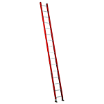 Louisville Ladder 16-Foot Fiberglass Straight Ladder, Type IA, 300-pound Load Capacity, FE3116