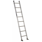 Louisville Ladder 8-Foot Aluminum Single Extension Ladder, Type IA, 300-pound Load Capacity, AE2108