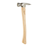 19oz Milled Face Hickory Wood Framing Hammer
