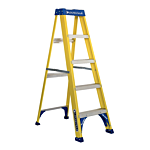 Louisville Ladder 5-Foot Fiberglass Step Ladder, Type I, 250-pound Load Capacity, FS2005