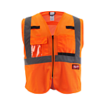 Class 2 High Visibility Orange Mesh Safety Vest - 2XL/3XL