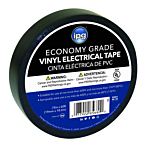 Economy Grade Electrical Tape, 0.75" x 60 ft, Black, 0.75 IN Width