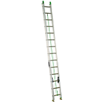 Louisville Ladder 28-Foot Aluminum Extension Ladder, Type II, 225-pound Load Capacity, AE4228PG