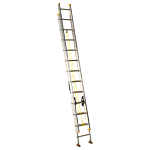 Louisville Ladder 24-Foot Aluminum Multi-Section Extension Ladder, Type I, 250-pound Load Capacity, AE3224