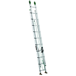 Louisville Ladder 20-Foot Aluminum Extension Ladder, Type II, 225-pound Load Capacity, AE4220PG