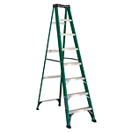 Louisville Ladder 8-Foot Fiberglass Step Ladder, Type II, 225-pound Load Capacity, FS4008