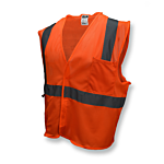 SV2 Economy Type R Class 2 Mesh Safety Vest - Orange - Size 5X
