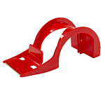 2" Utility Clamshell, 3" Core Hand Tape Dispenser, Red, 48 MM Width