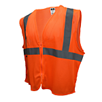 SVE1 Economy Type R Class 2 Mesh Safety Vest - Orange - Size L-XL