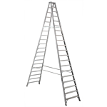20 ft Aluminum Twin Front Step Ladders