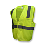 SV2Z Economy Type R Class 2 Mesh Safety Vest with Zipper - Green - Size M