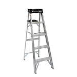 Louisville Ladder 5-Foot Aluminum Step Ladder, Type IA, 300-pound Load Capacity, AS3005