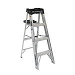 Louisville Ladder 4-Foot Aluminum Step Ladder, Type IA, 300-pound Load Capacity, AS3004