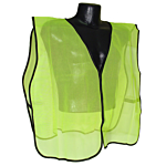Non Rated Mesh Safety Vest without Tape - Green - Size UNIV