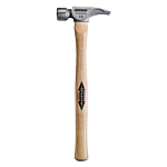 14 oz Titanium Milled Face Hammer with 18 in. Straight Hickory Handle