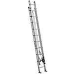 Louisville Ladder 20-Foot Aluminum Extension Ladder, Type IA, 300-pound Load Capacity, AE2220
