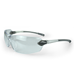 Balsamo™ Safety Eyewear - Clear/Gray Frame - Clear Lens