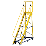 10 ft Fiberglass Platform Warehouse Ladders
