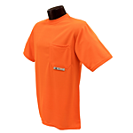 ST11-N Non-Rated Short Sleeve Safety T-Shirt with Max-Dri™ - Orange - Size M