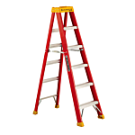 Louisville Ladder 6-Foot Fiberglass Step Ladder, Type IA, 300-pound Load Capacity, L-3016-06