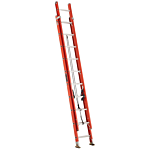 Louisville Ladder 20-Foot Fiberglass Extension Ladder, Type IA, 300-pound Load Capacity, FE3220