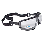 Dagger™ IQ - IQUITY™ Anti-Fog Foam Lined Safety Goggle - Black Frame - Clear IQ Anti-Fog Lens