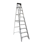 Louisville Ladder 10-Foot Aluminum Step Ladder, Type IA, 300-pound Load Capacity, AS3010