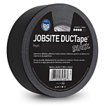 JobSite DUCTape, Colored Duct Tape, 1.88" x 60 yd, Black (Single Roll), 48 MM Width