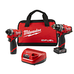 M12 FUEL™ 2-Tool Combo Kit: 1/2 in. Drill Driver and 1/4 in. Hex Impact Driver