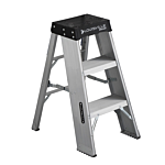 Louisville Ladder 3-Foot Aluminum Step Stool, Type IAA, 375-pound Load Capacity, AY8003