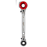 Lineman's 5in1 Ratcheting Wrench w/ Milled Strike Face