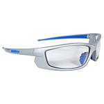 Voltage™ Safety Eyewear - Silver Frame - Clear Lens