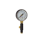 Dial Pressure Gauge w/ Straight Chuck, 0-60 psi
