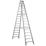16 ft Aluminum Twin Front Step Ladders