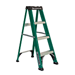 Louisville Ladder 4-Foot Fiberglass Step Ladder, Type II, 225-pound Load Capacity, FS4004