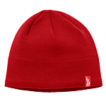 Fleece Lined Knit Hat - Red