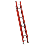 Louisville Ladder 16-Foot Fiberglass Extension Ladder, Type IA, 300-pound Load Capacity, FE3216