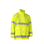 RW25 High Visibility Rainwear Jacket - Hi-Vis Green - Size L
