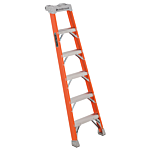 6 ft Fiberglass Shelf Extension Ladders