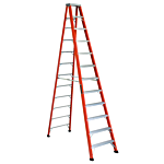 Louisville Ladder 12-Foot Fiberglass Step Ladder, Type IAA, 375-pound Load Capacity, FS1312HD